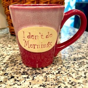 GANZ MUG “I don’t do mornings”